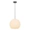 Access Lighting Nitrogen, LED Pendant, Brushed Steel Finish, Opal Glass 23952LEDDLP-BS/OPL - alternate 1